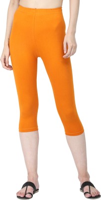 Robinbosky 3/4th leggings Women Yellow Capri