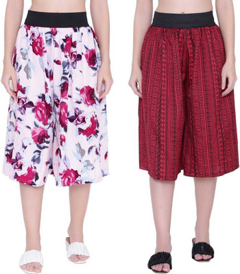 MaiyaCollection Women Multicolor Capri
