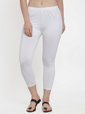 CKARFE Capri Women White Capri