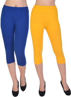 UNFLD Women Blue, Yellow Capri