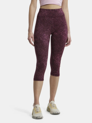JOCKEY 1391 Super Combed Cotton Elastane Stretch Women Brown Capri