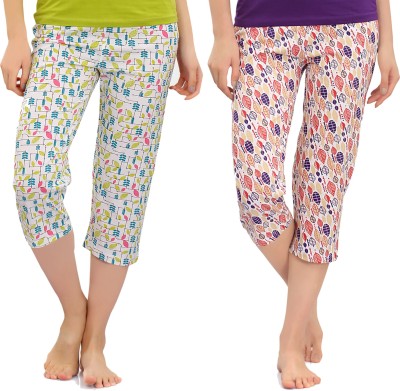 zebu Women Multicolor Capri