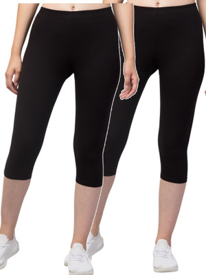 Apraa & Parma SBT-002 Women Black, Black Capri