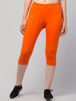 DRAXSTAR Women Orange Capri
