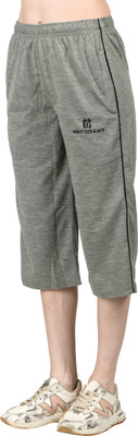 lady willington Lady Willington Solid Women Grey Capri