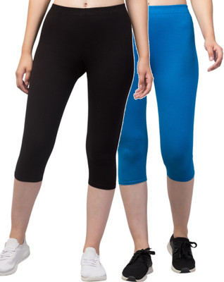 Fitplay collection SBT-002 Women Blue, Black Capri