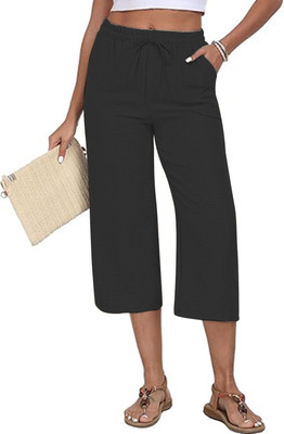 DIAZ Women Black Capri