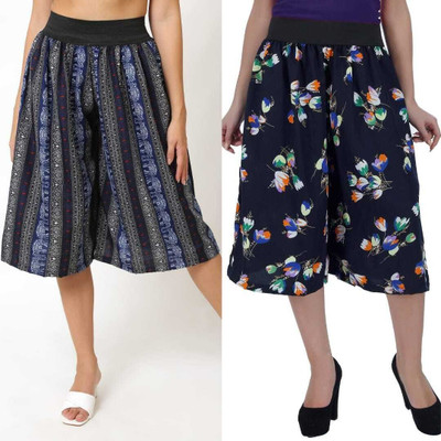 Prabhnoorskirts Women Multicolor Capri