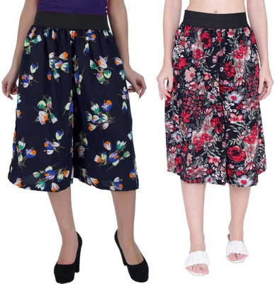 Prabhnoorskirts Women Multicolor Capri