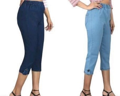 Outerwear Women Denim Capri