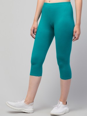 Draxstar Attire SBT-002 Women Green Capri