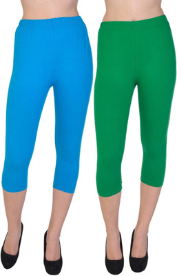 UNFLD Women Blue, Green Capri