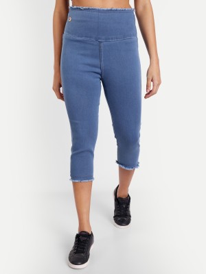 AngelFab AngelFab Capri Women Denim Capri