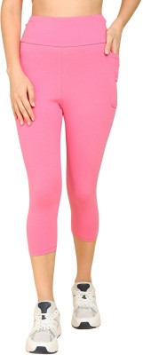 Zelena ZLAL074-XL Women Pink Capri