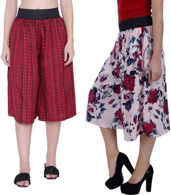 Prabhnoorskirts Women Multicolor Capri