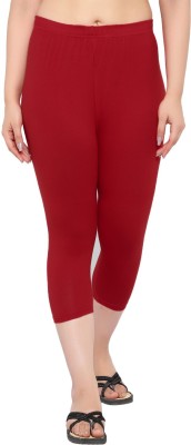 NGT Women Maroon Capri