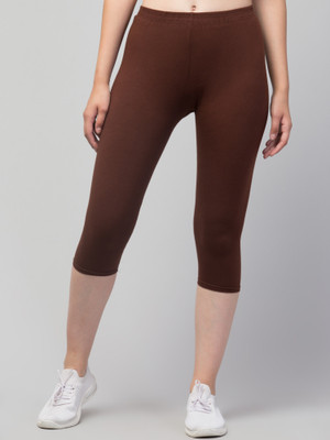 Aattirezone Women Brown Capri