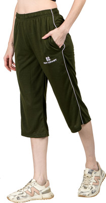 lady willington Lady Willington Solid Women Green Capri