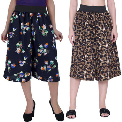 Prabhnoorskirts Women Multicolor Capri