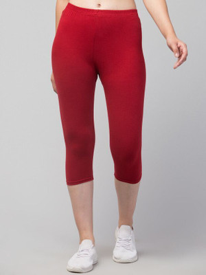 HiRRuX SBT-002 Women Maroon Capri