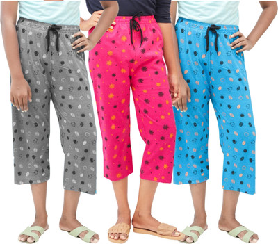 AFRA AFRA PRINT CAPRI PANT Women Multicolor Capri