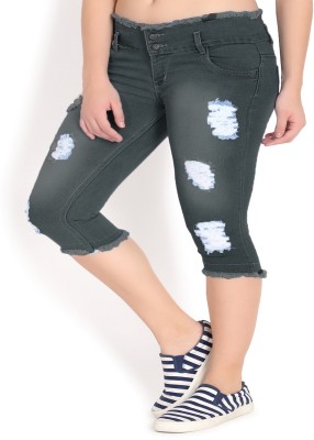 German Club Women Denim Capri