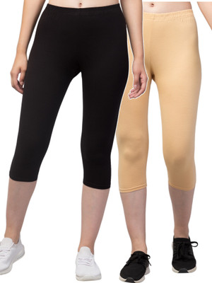 Fitplay collection SBT-002 Women Beige, Black Capri
