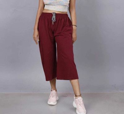 RFHub Women Maroon Capri