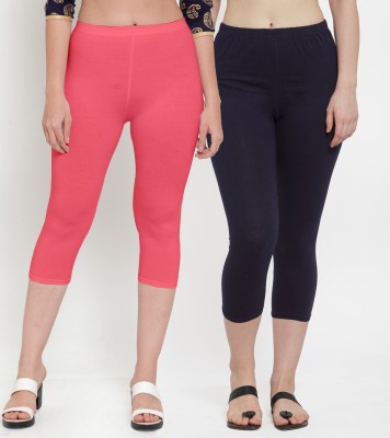 Bamboo Breeze Women Pink, Black Capri