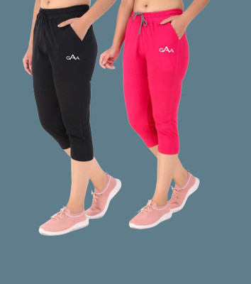 SEAPRINT Women Black Capri