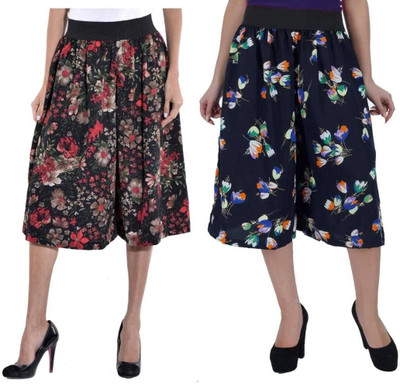 Prabhnoorskirts Women Multicolor Capri