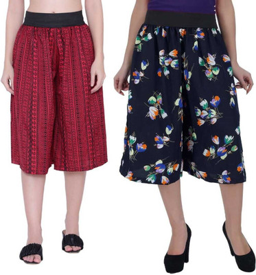 Prabhnoorskirts Women Multicolor Capri