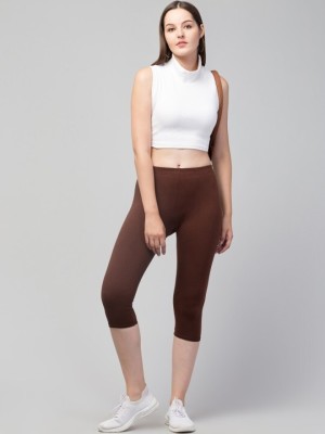 Aattirezone ATTSBT-002 Women Brown Capri