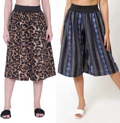 Prabhnoorskirts Women Multicolor Capri