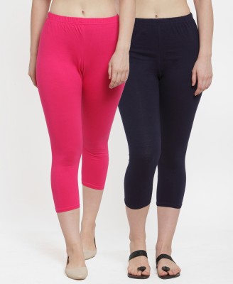 Bamboo Breeze Women Black, Pink Capri