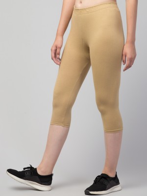 Draxstar Attire SBT-002 Women Beige Capri