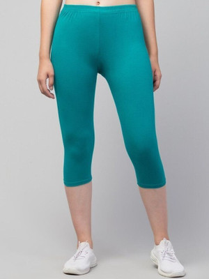 HiRRuX Cotton Lyvra Capri Women Green Capri