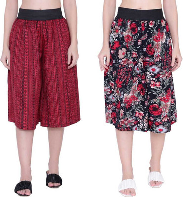 Prabhnoorskirts Women Multicolor Capri