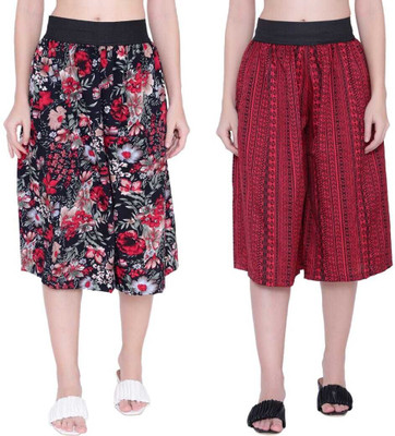 Prabhnoorskirts Women Light Blue Capri