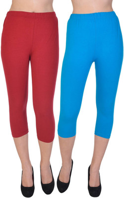 UNFLD Women Red, Blue Capri