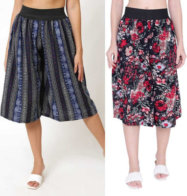 Prabhnoorskirts Women Multicolor Capri
