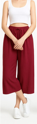 BRAND FLEX Women Maroon Capri