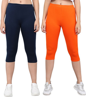 NGT Women Maroon, Orange Capri