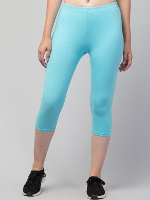 HiRRuX Cotton Lyvra Capri Women Blue Capri