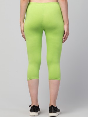 Draxstar Attire SBT-002 Women Green Capri