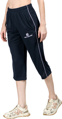 lady willington Lady Willington Solid Women Blue Capri