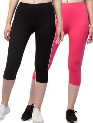 DRAXSTAR Sports SBT-002 Women Pink, Black Capri