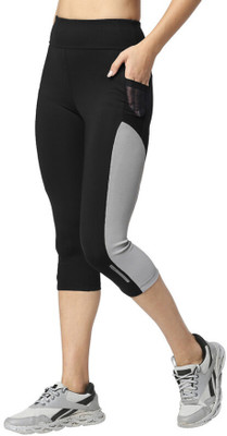 Laasa Sports RUNNING CAPRI Women Blue Capri