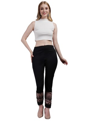 AL HASBI CREATION Regular Fit Women Black Trousers