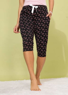 Dollar Missy Women Black Capri